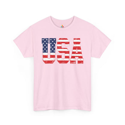 TEEZOCA American flag USA shirt T-shirt made for classic 4th of July shirts, parades, and family photos.
