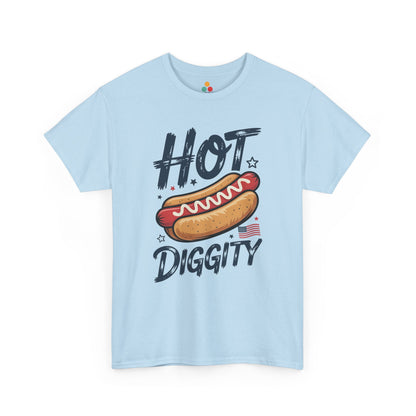 TEEZOCA BBQ Hot Dog Shirt t-shirt with Funny Food Shirt style for Hot Dog Themed Gifts and July 4 Shirts shoppers.

