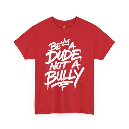 TEEZOCA Be Kind Unity Day Unisex T-shirt with Be A Dude Not A Bully statement Be A Dude Not A Bully Unity Day Orange Unisex T-shirt | TEEZOCA 
