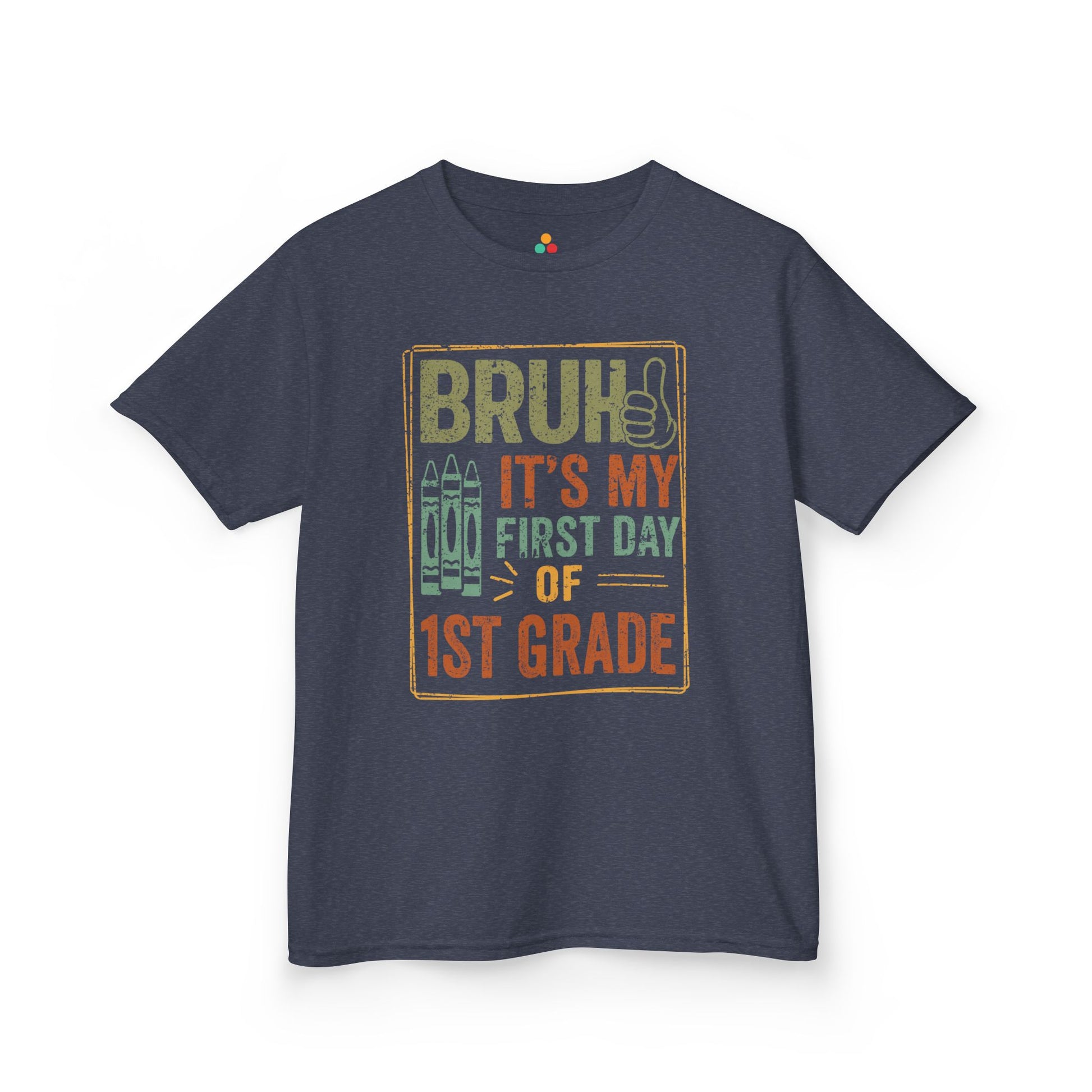 Bruh It’s My First Day of 1st Grade Funny Kids T-shirt | TEEZOCA 