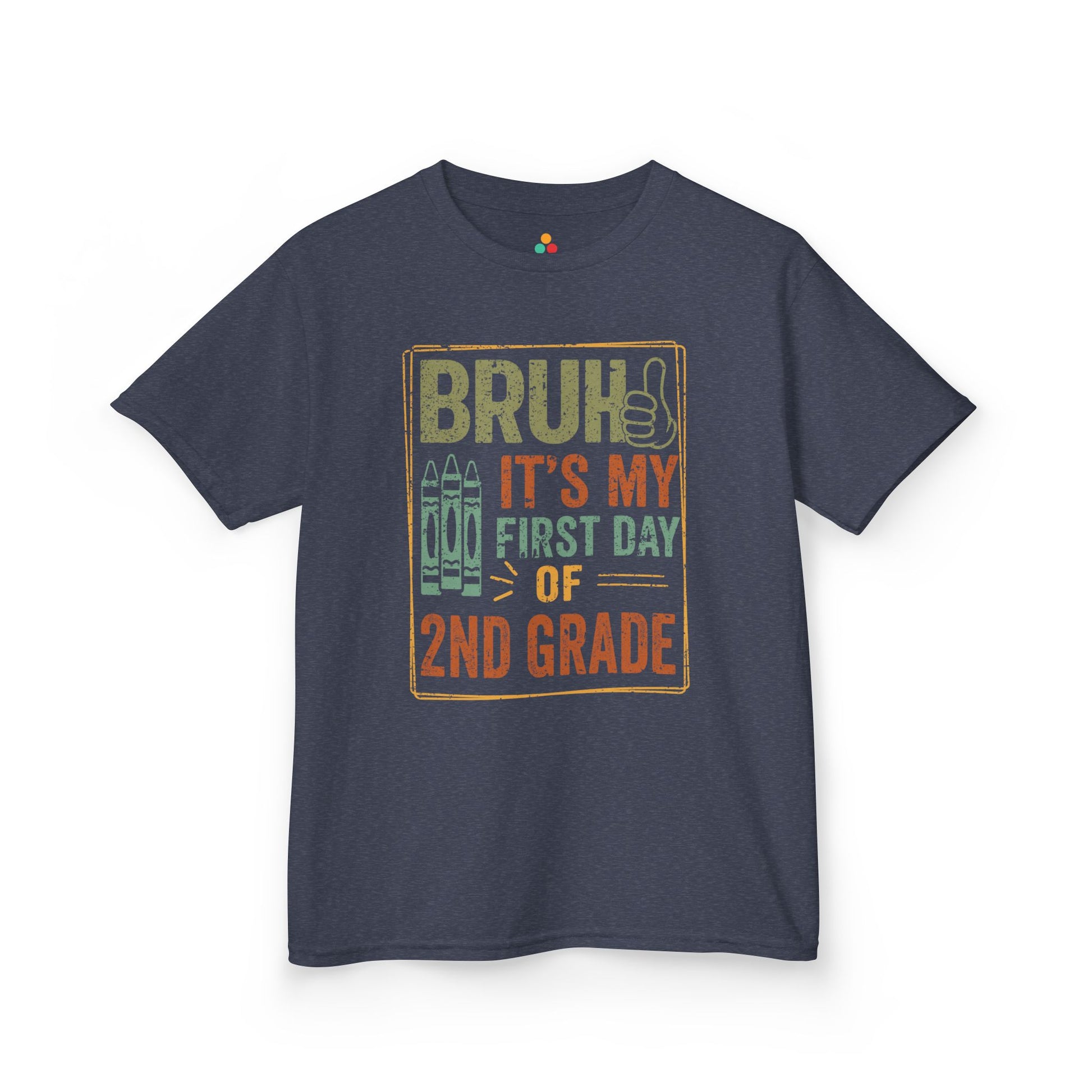 Bruh It’s My First Day of 2nd Grade Funny Kids T-shirt | TEEZOCA 