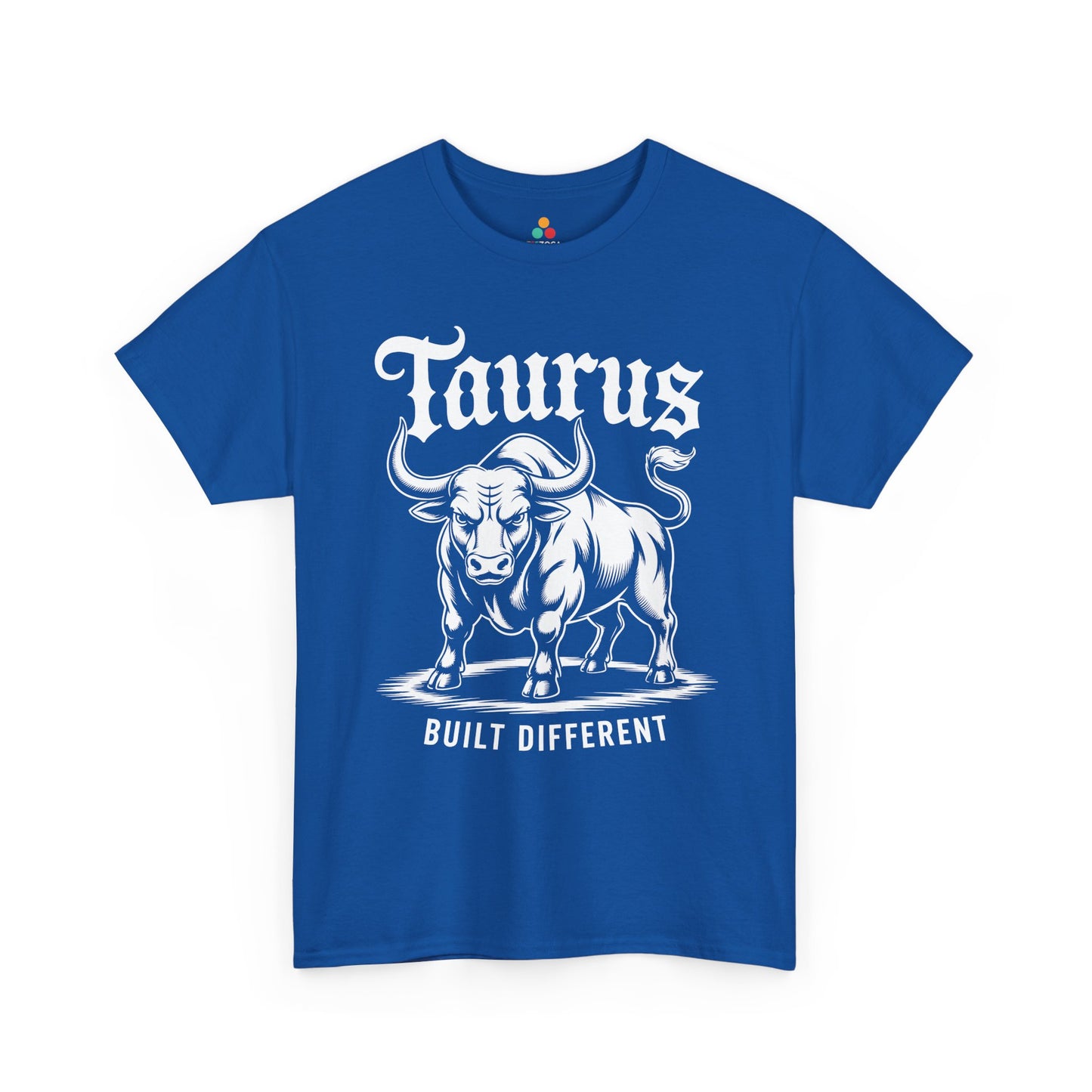 Taurus Built Different Graphic Bull Unisex T-shirt Streetwear | TEEZOCA 