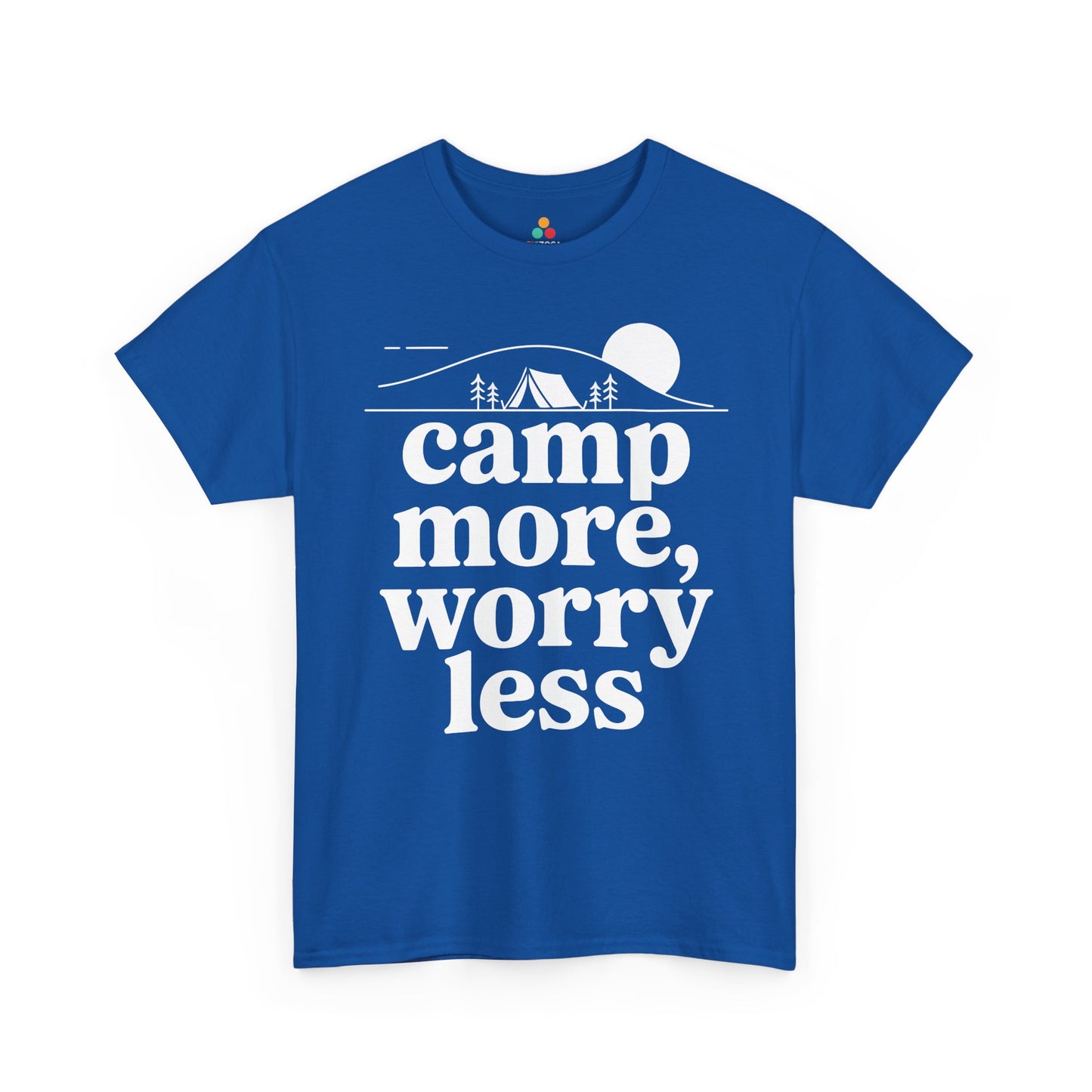 Camp More Worry Less Outdoor Adventure Unisex T-shirt | TEEZOCA 