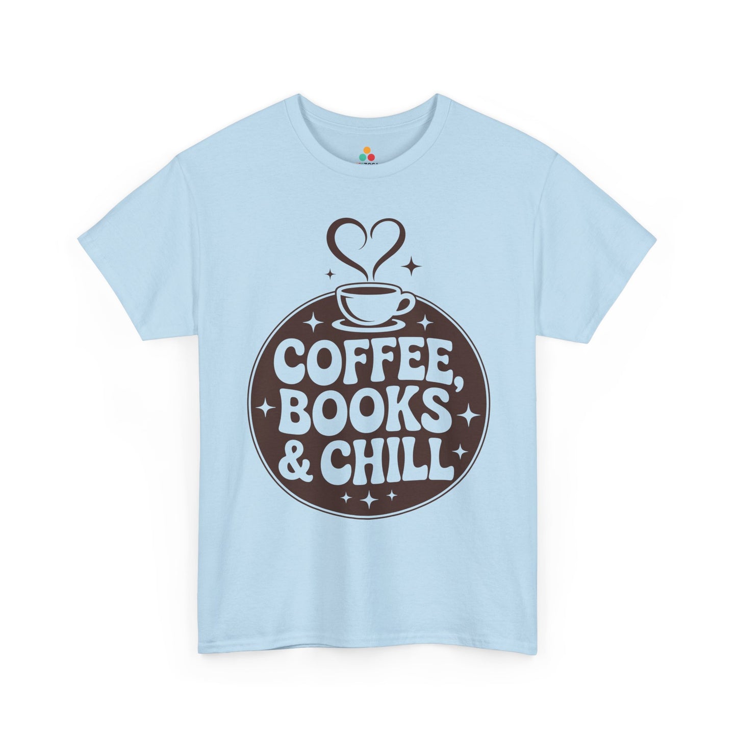 Coffee Books & Chill Retro Aesthetic Unisex T-shirt | TEEZOCA 