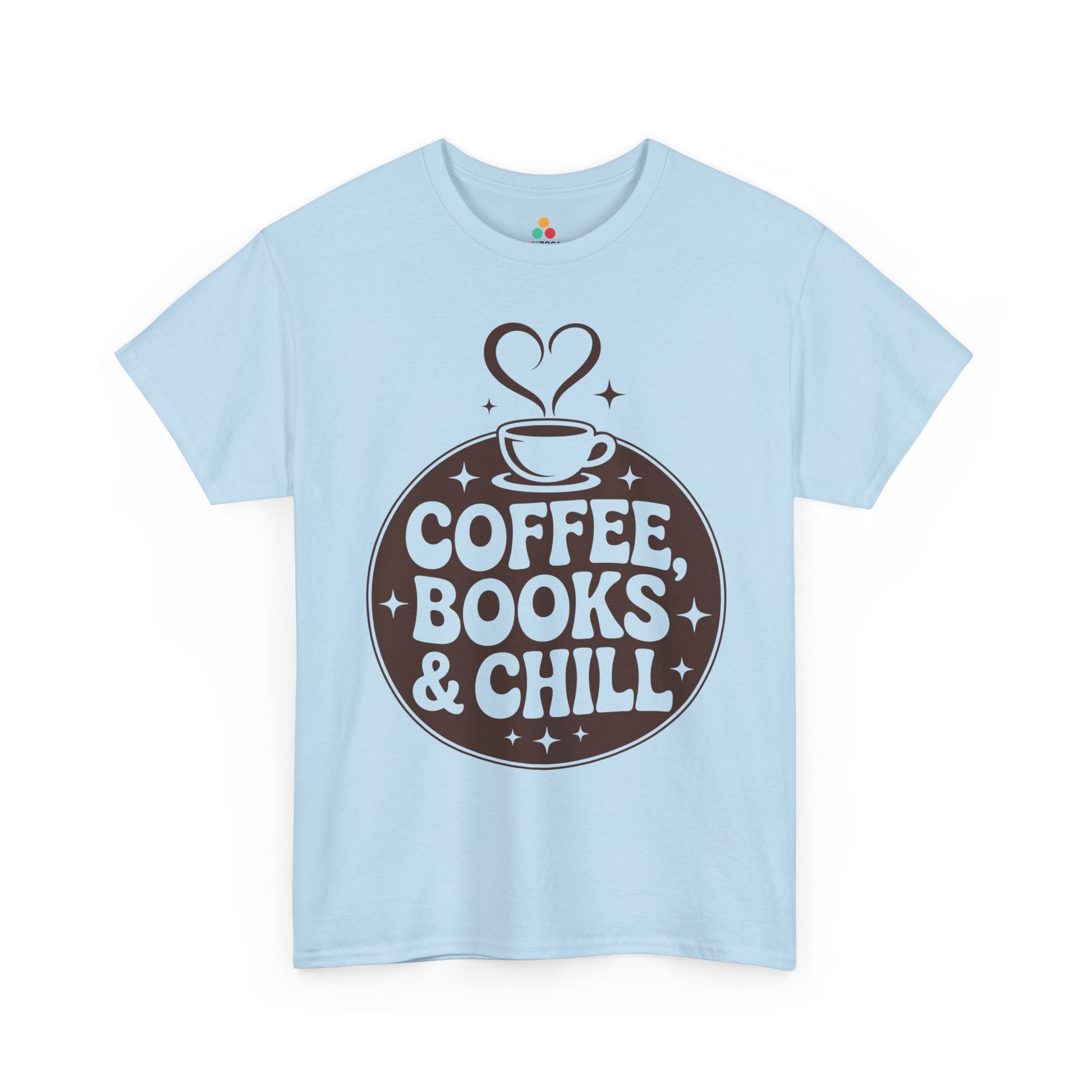 Coffee Books & Chill Retro Aesthetic Unisex T-shirt | TEEZOCA 