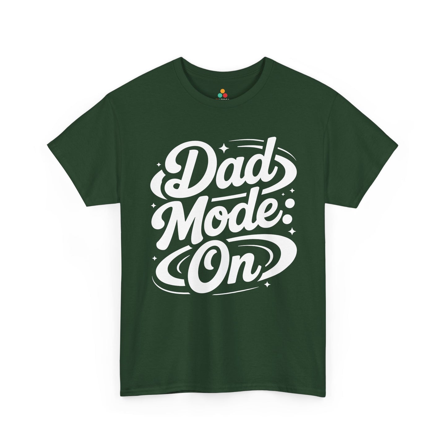 TEEZOCA Dad Mode On typography design Unisex T-shirt streetwear vibe Dad Mode On Unisex T-shirt Bold Script Graphic Streetwear | TEEZOCA 