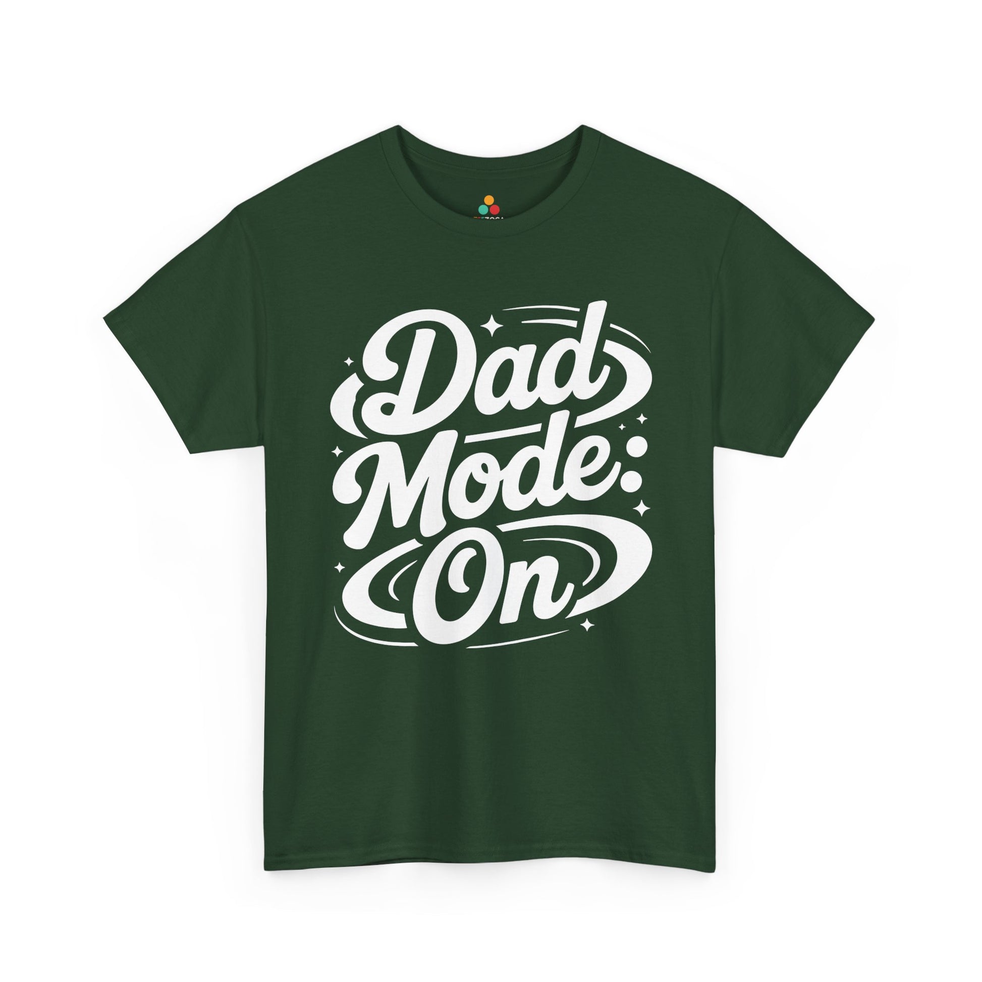 TEEZOCA Dad Mode On typography design Unisex T-shirt streetwear vibe Dad Mode On Unisex T-shirt Bold Script Graphic Streetwear | TEEZOCA 