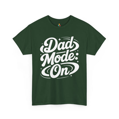 TEEZOCA Dad Mode On typography design Unisex T-shirt streetwear vibe Dad Mode On Unisex T-shirt Bold Script Graphic Streetwear | TEEZOCA 
