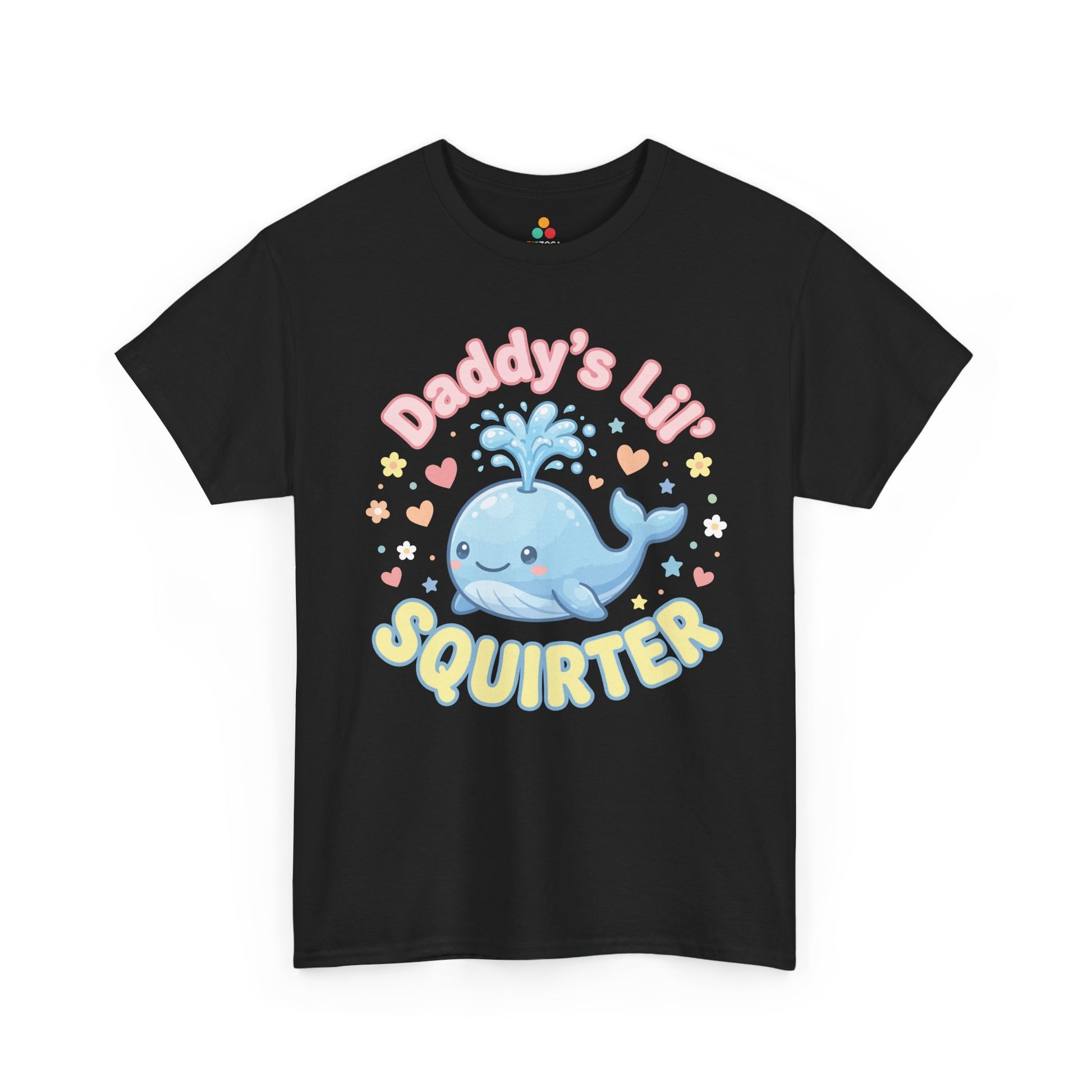 Daddy’s Lil Squirt Funny Whale Matching Family Father's Day T-shirt | TEEZOCA 