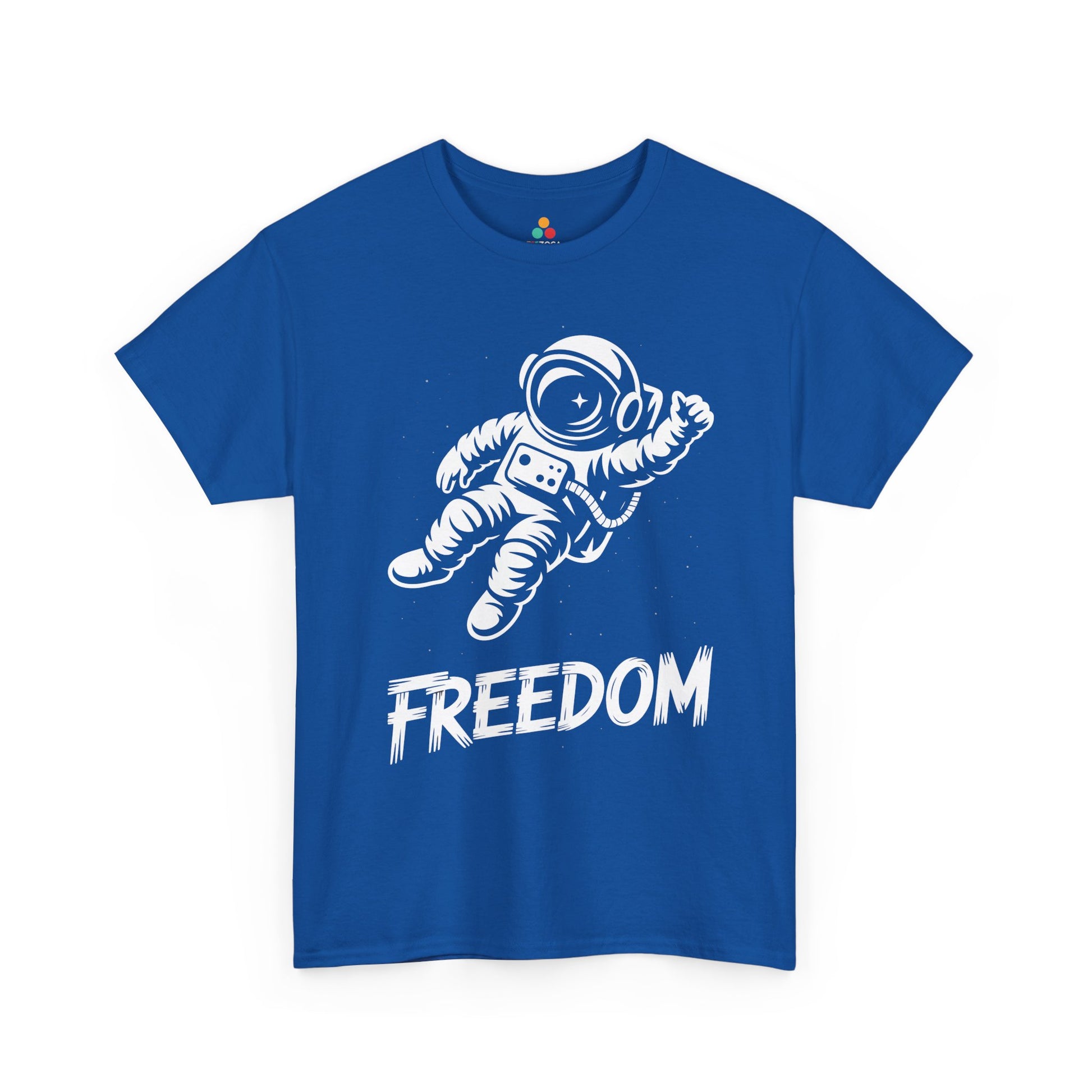 Freedom Astronaut Space Graphic Unisex T-shirt | TEEZOCA 