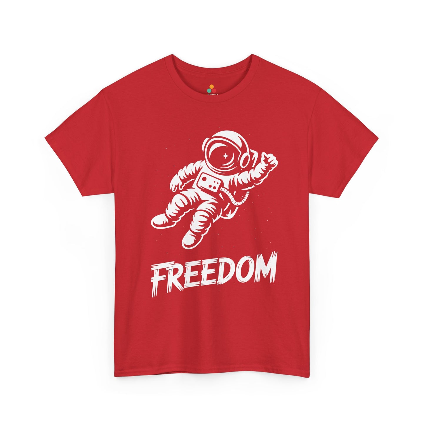 Freedom Astronaut Space Graphic Unisex T-shirt | TEEZOCA 
