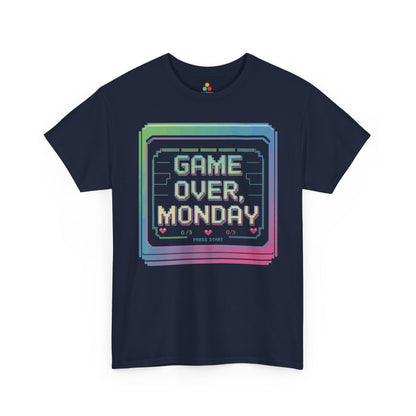 Game Over Monday Retro Gamer Humor Unisex T-shirt | TEEZOCA 