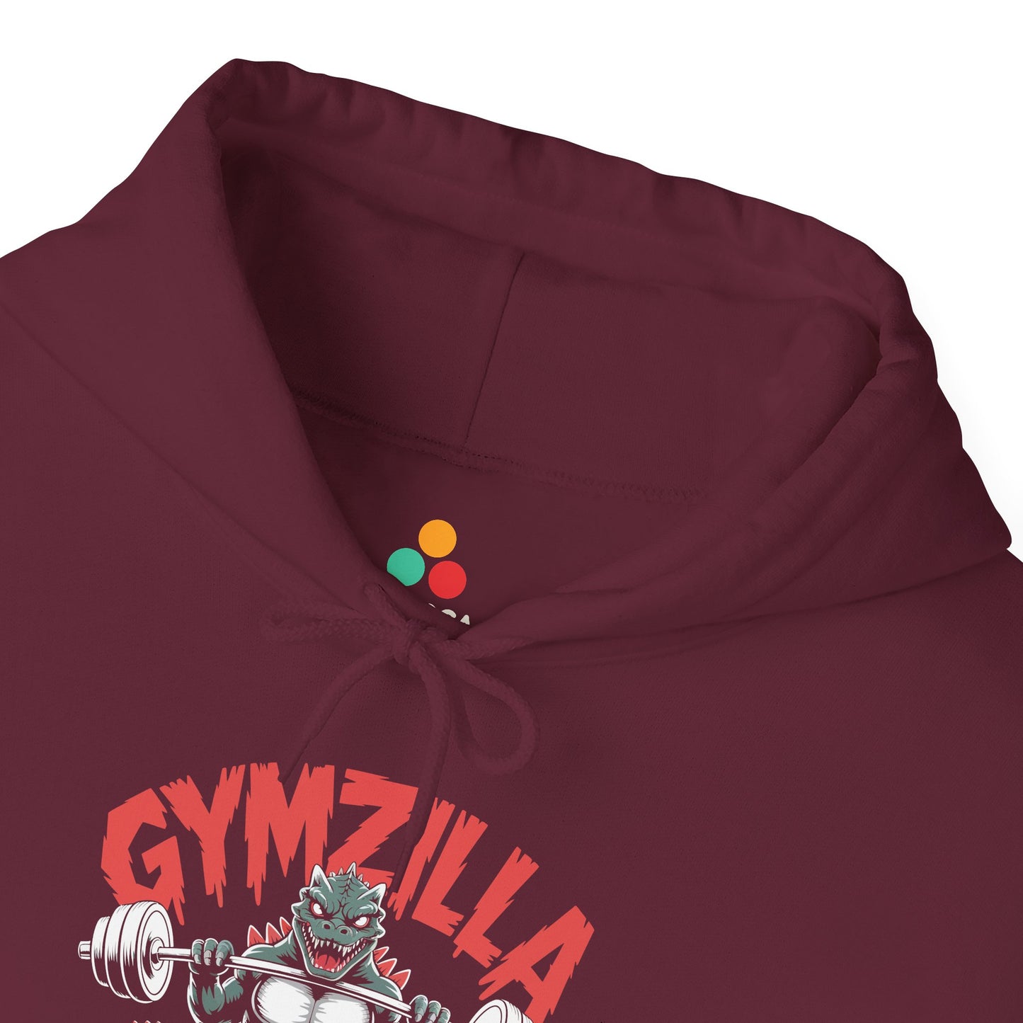 TEEZOCA Gymzilla weightlifting graphic Unisex Heavy Blend Hoodie Gymzilla Powerlifting Unisex Heavy Blend Hoodie | TEEZOCA 