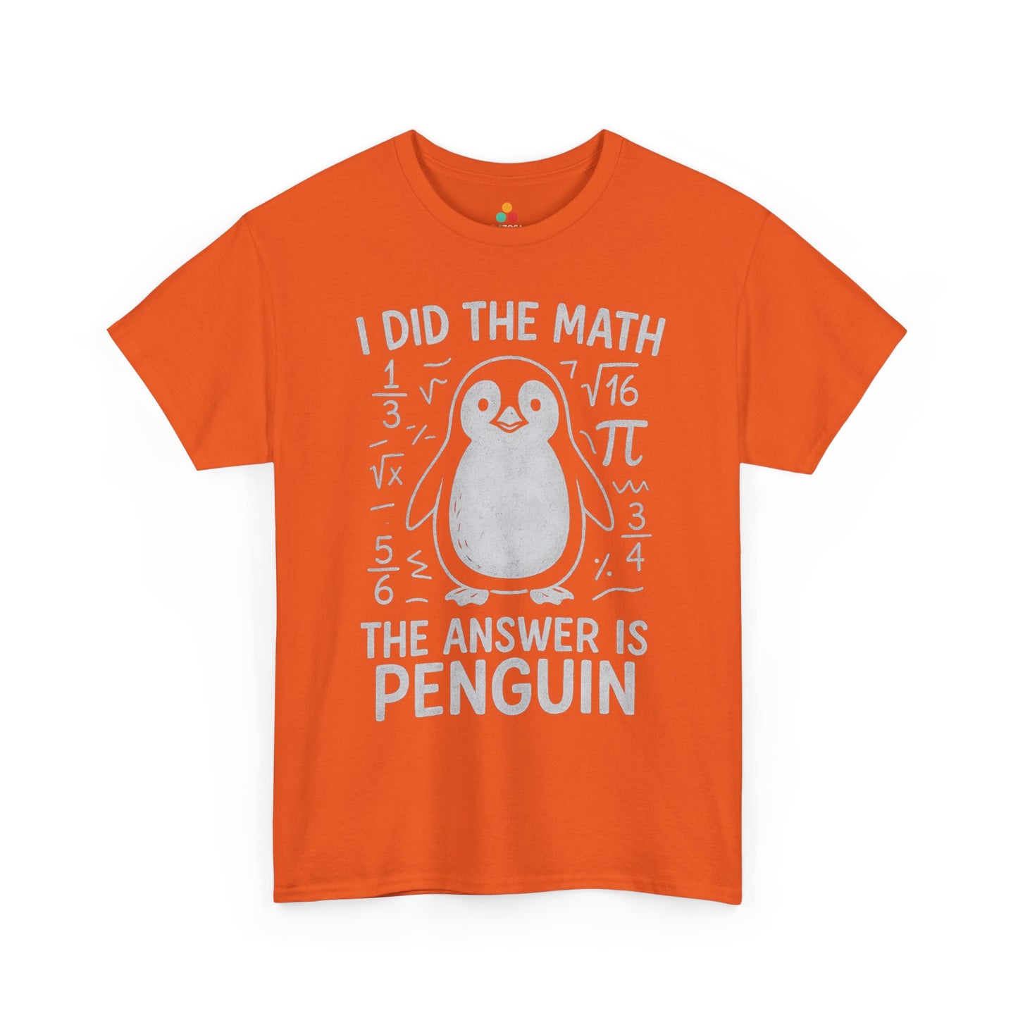 TEEZOCA I Did The Math Penguin Unisex T-shirt black and white design I Did The Math Penguin Funny Graphic Unisex T-shirt | TEEZOCA 