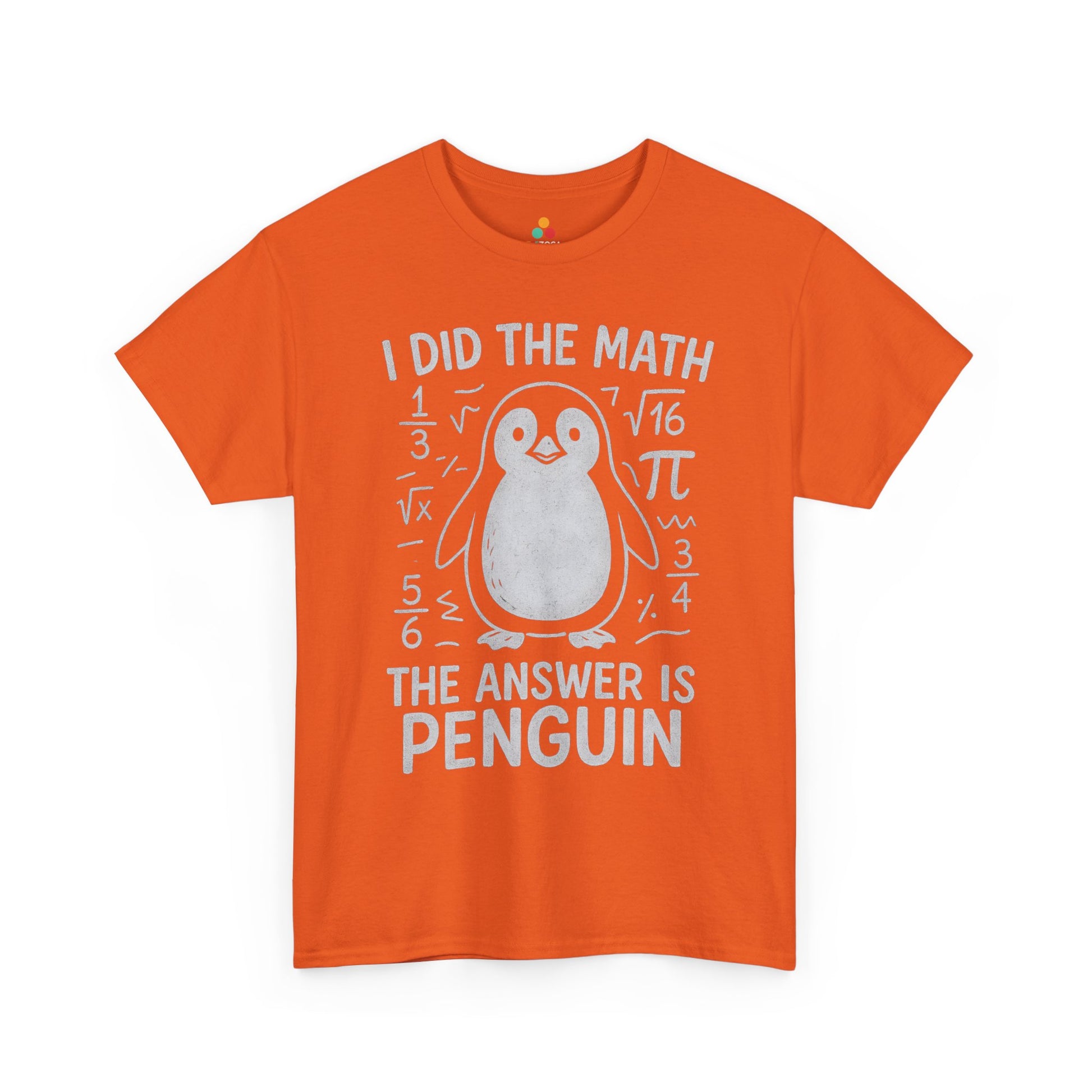 TEEZOCA I Did The Math Penguin Unisex T-shirt black and white design I Did The Math Penguin Funny Graphic Unisex T-shirt | TEEZOCA 