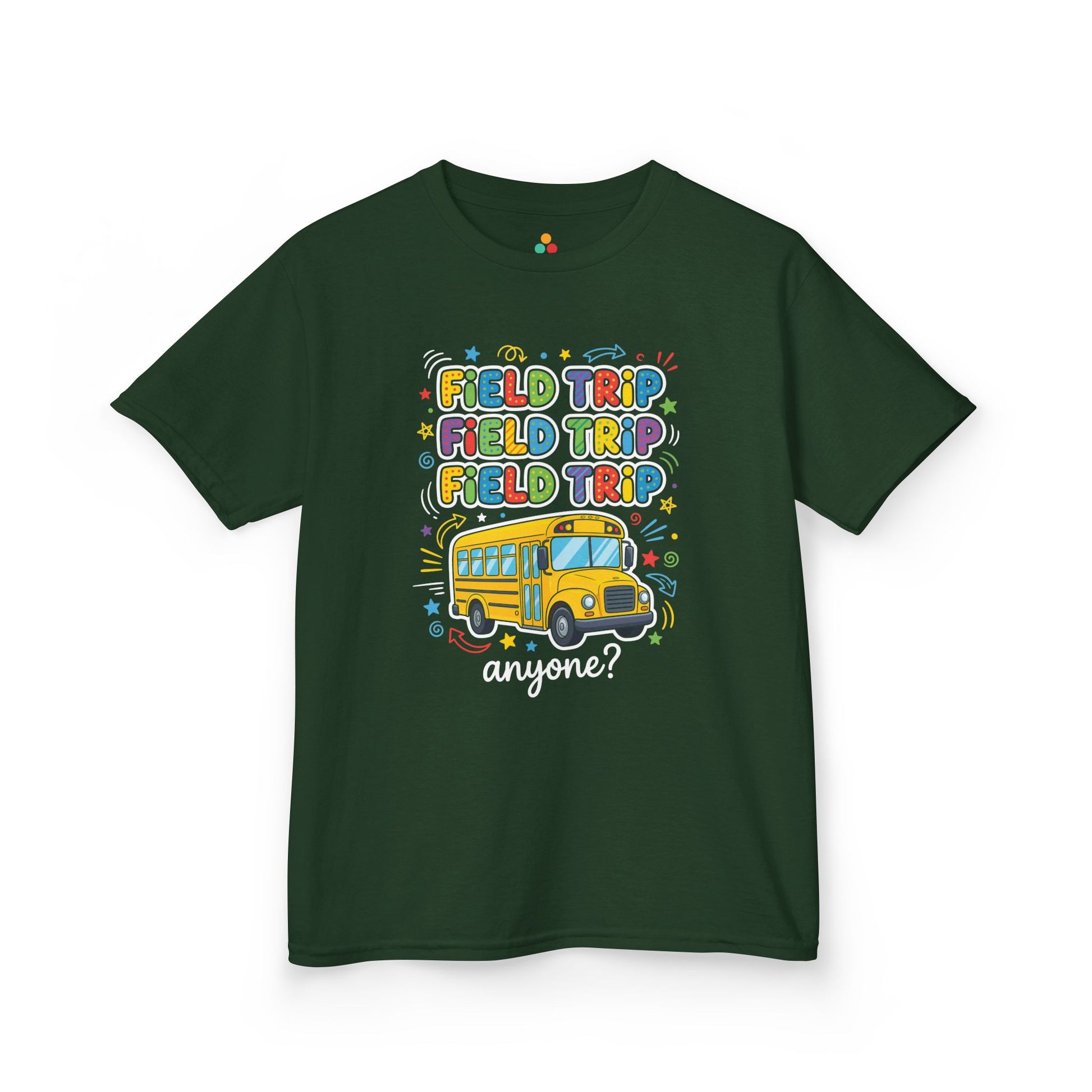 Cute Field Day Shirts Kids T-shirt for Colorful School Trip Fun | TEEZOCA 