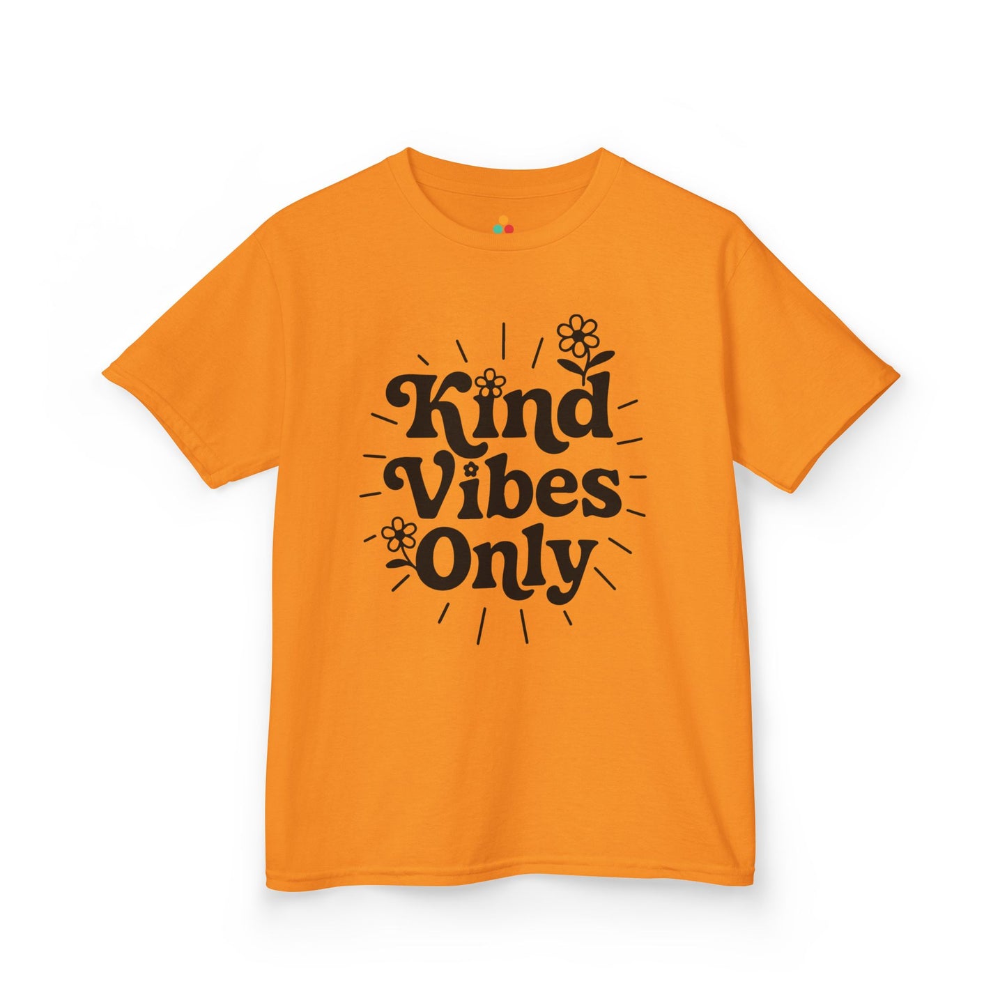 TEEZOCA Kind Vibes Only orange Unity Day Kids T-shirt Kind Vibes Only Orange Unity Day Anti-Bullying Kids T-shirt | TEEZOCA 