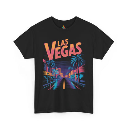 Las Vegas Neon Strip Unisex T-shirt Retro City Streetwear Art | TEEZOCA 