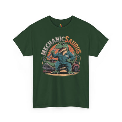 Mechanicsaurus Funny Mechanic Dinosaur Unisex T-shirt | TEEZOCA 