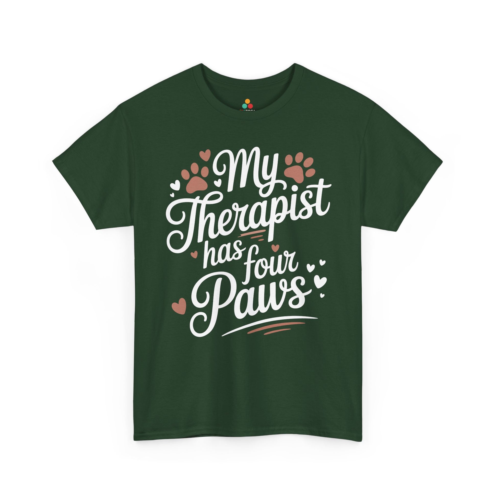 My Therapist Has Four Paws Dog Lover Unisex T-shirt | TEEZOCA 