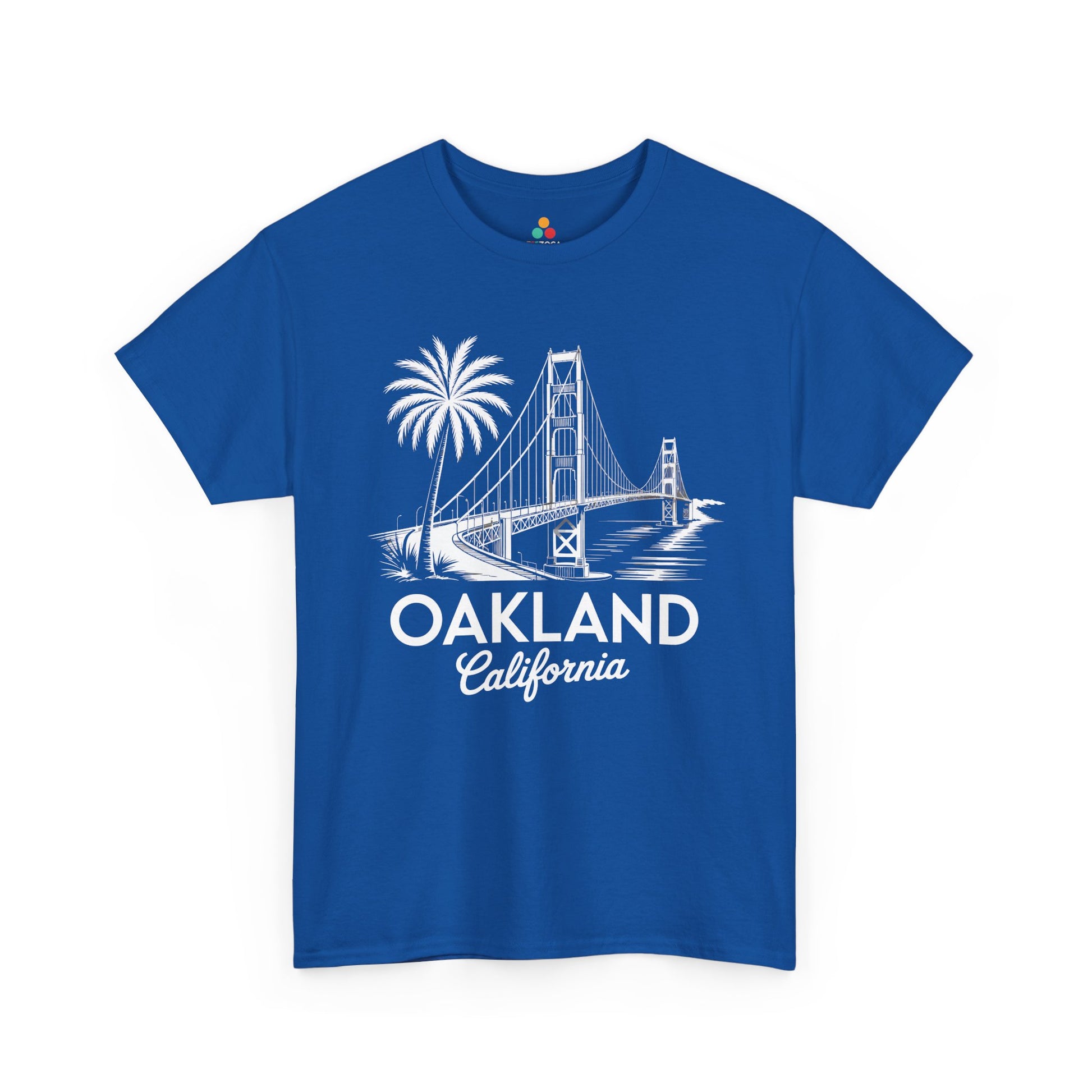 Oakland California Golden Gate Bridge Vintage Unisex T-shirt | TEEZOCA 