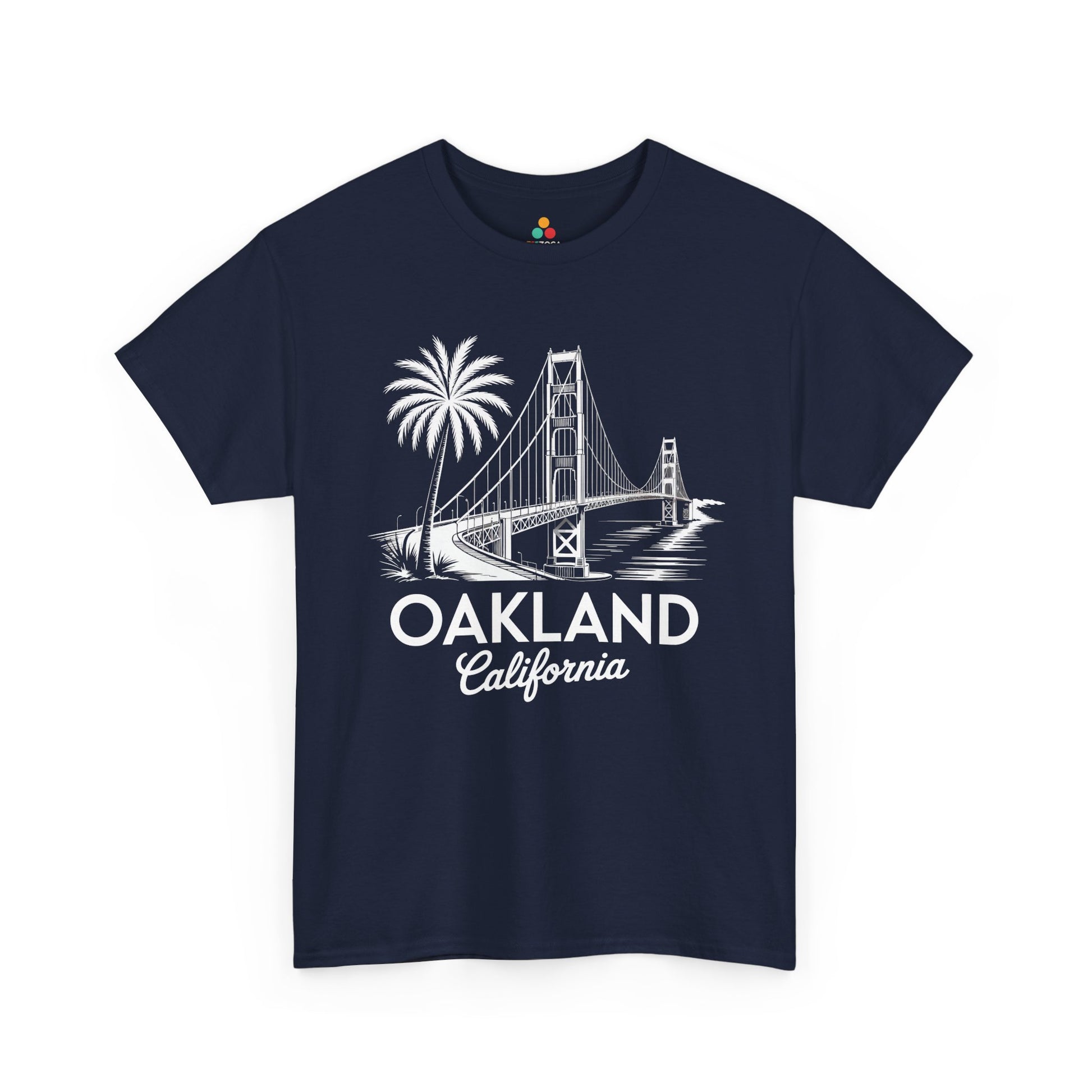 Oakland California Golden Gate Bridge Vintage Unisex T-shirt | TEEZOCA 