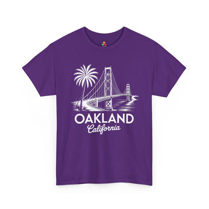 Oakland California Golden Gate Bridge Vintage Unisex T-shirt | TEEZOCA 
