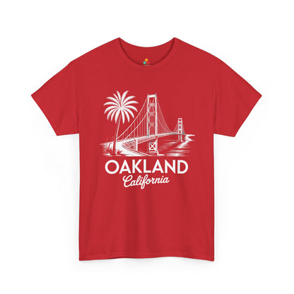 Oakland California Golden Gate Bridge Vintage Unisex T-shirt | TEEZOCA 