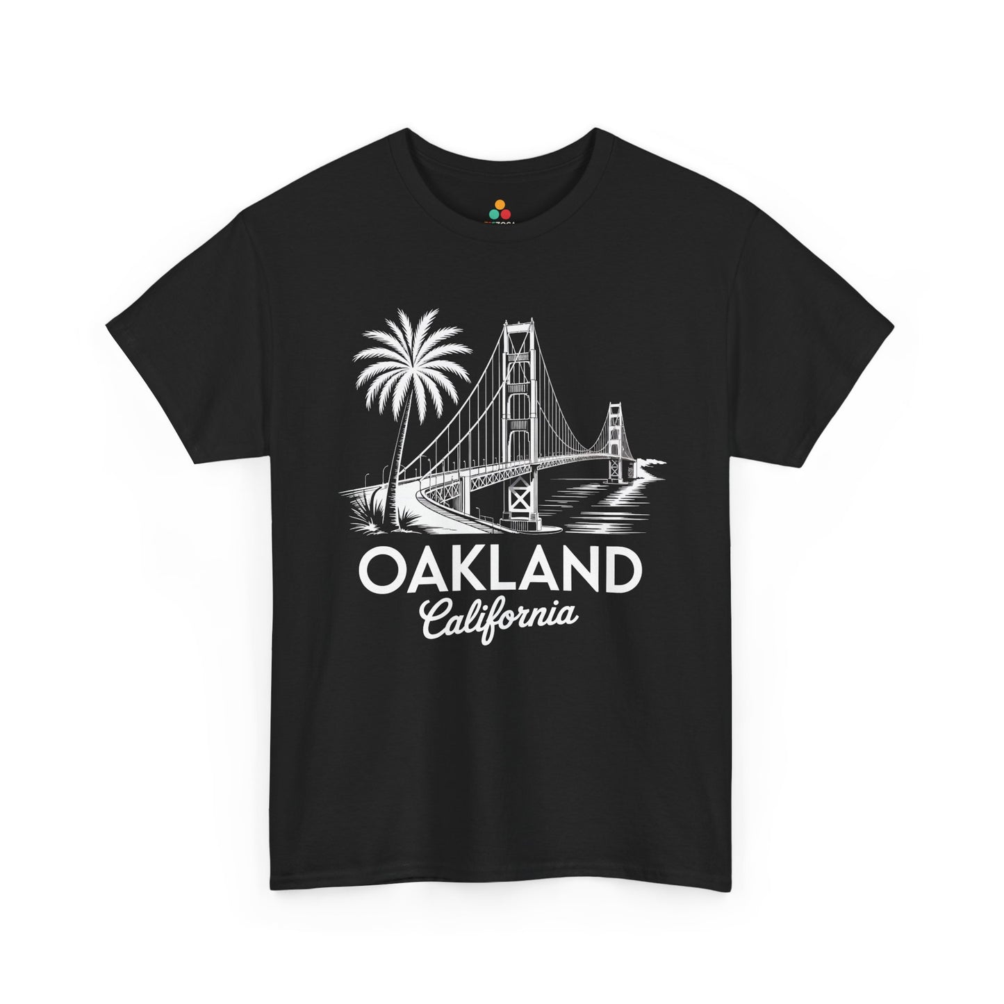 Oakland California Golden Gate Bridge Vintage Unisex T-shirt | TEEZOCA 
