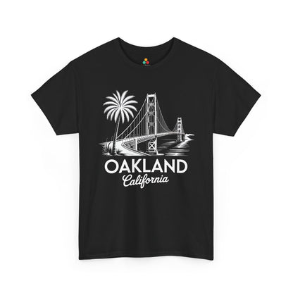 Oakland California Golden Gate Bridge Vintage Unisex T-shirt | TEEZOCA 