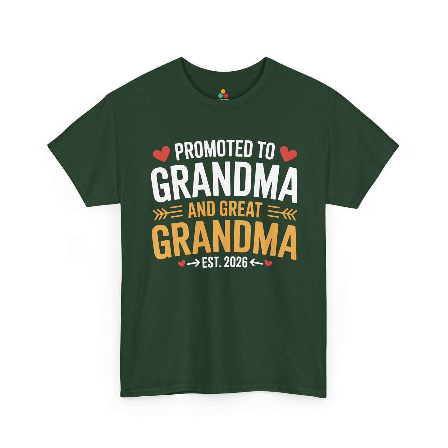Promoted to Grandma Women's T-shirt Mother's Day Gift New Grandma | TEEZOCA 