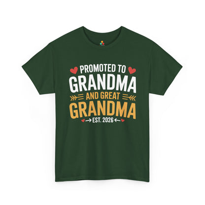 Promoted to Grandma Women's T-shirt Mother's Day Gift New Grandma | TEEZOCA 