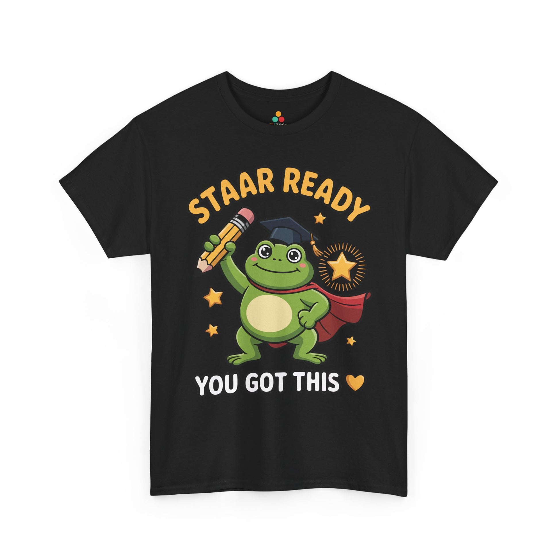 STAAR Test Shirt Cute Frog Ready Graphic Unisex T-shirt | TEEZOCA 