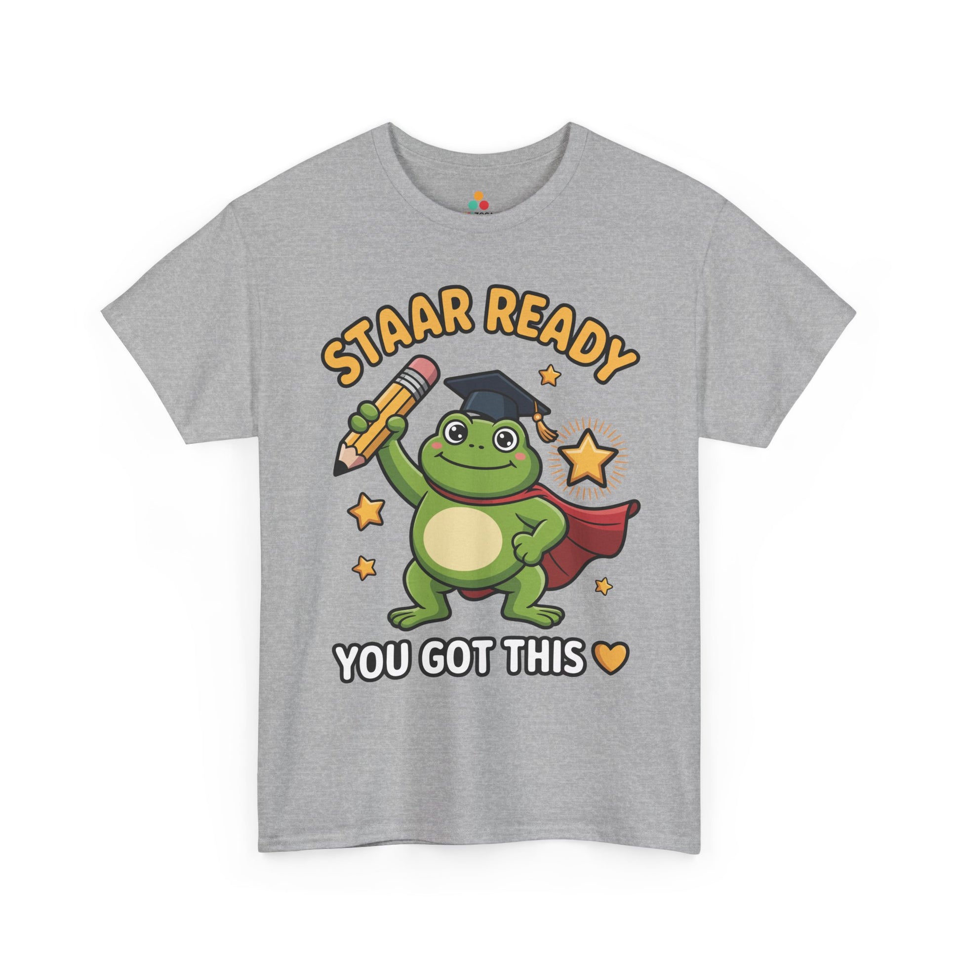 STAAR Test Shirt Cute Frog Ready Graphic Unisex T-shirt | TEEZOCA 