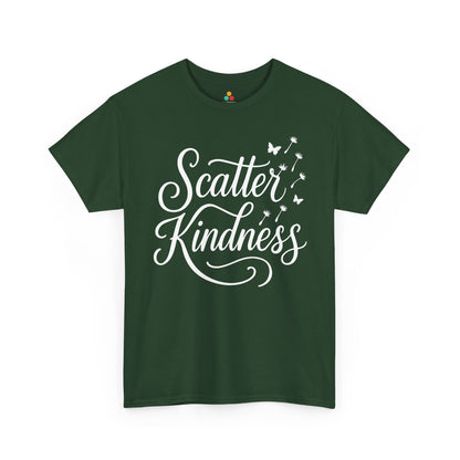 TEEZOCA Scatter Kindness Unity Day Unisex T-shirt with dandelion and butterfly design Scatter Kindness Unity Day Orange Anti-Bullying Unisex T-shirt | TEEZOCA 
