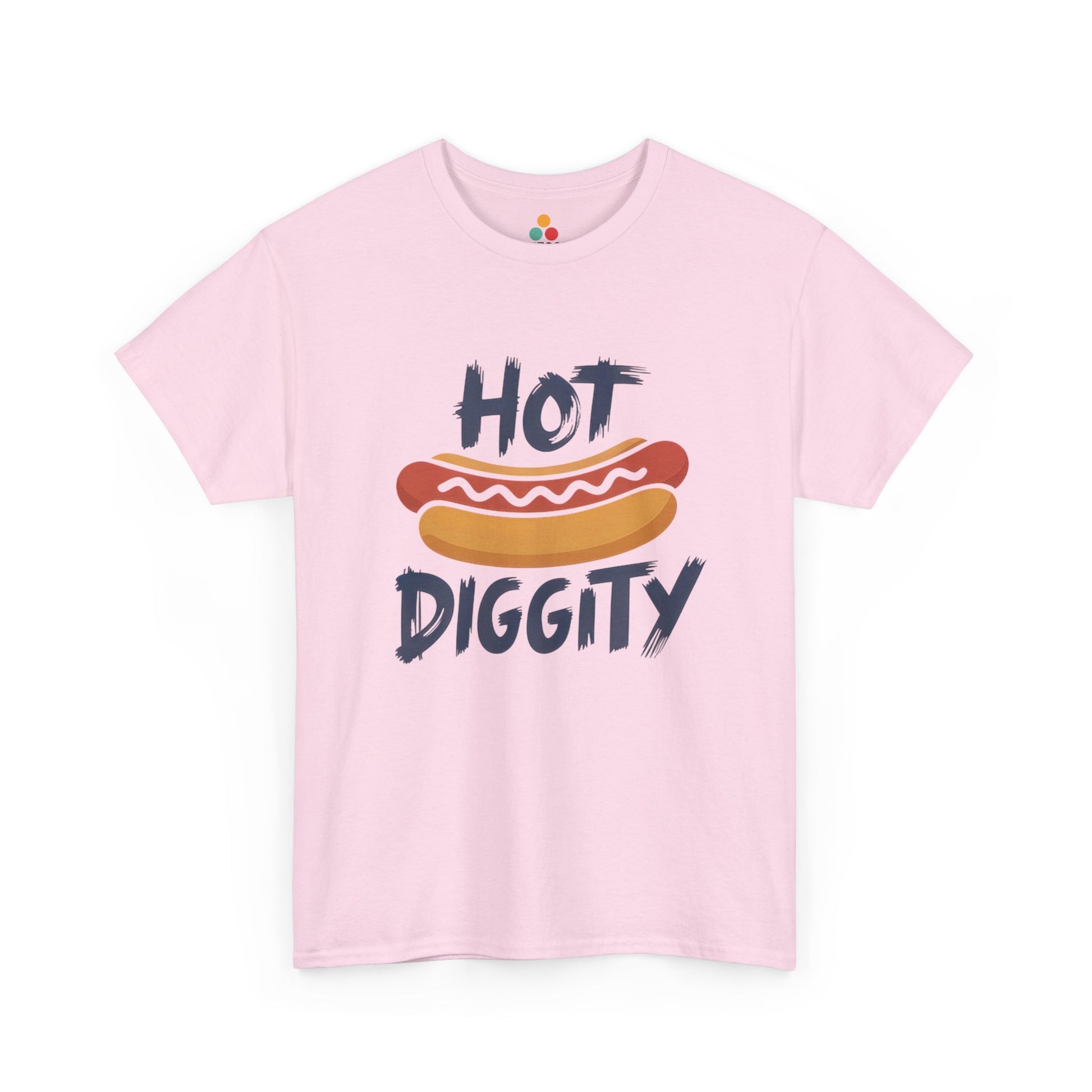 TEEZOCA T-shirt artwork uses a Cute Hot Dog Tee design with Aesthetic Hot Dog Shirt appeal for summer BBQ outfits.
