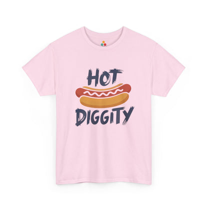 TEEZOCA T-shirt artwork uses a Cute Hot Dog Tee design with Aesthetic Hot Dog Shirt appeal for summer BBQ outfits.
