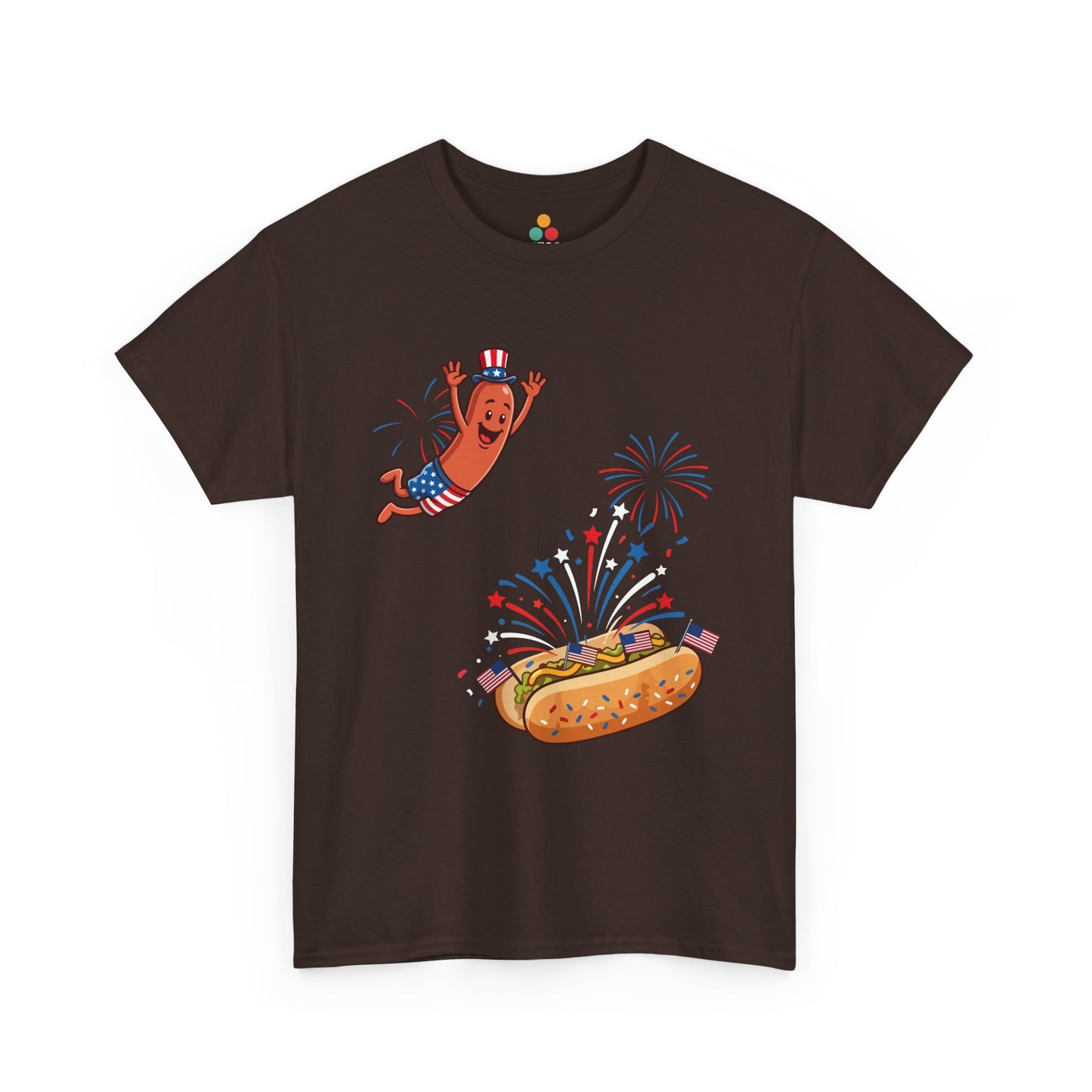 TEEZOCA T-shirt featuring a Gen Z Hot Dog Shirt concept with a Silly Hot Dog Shirt mood for meme-friendly cookout photos.
