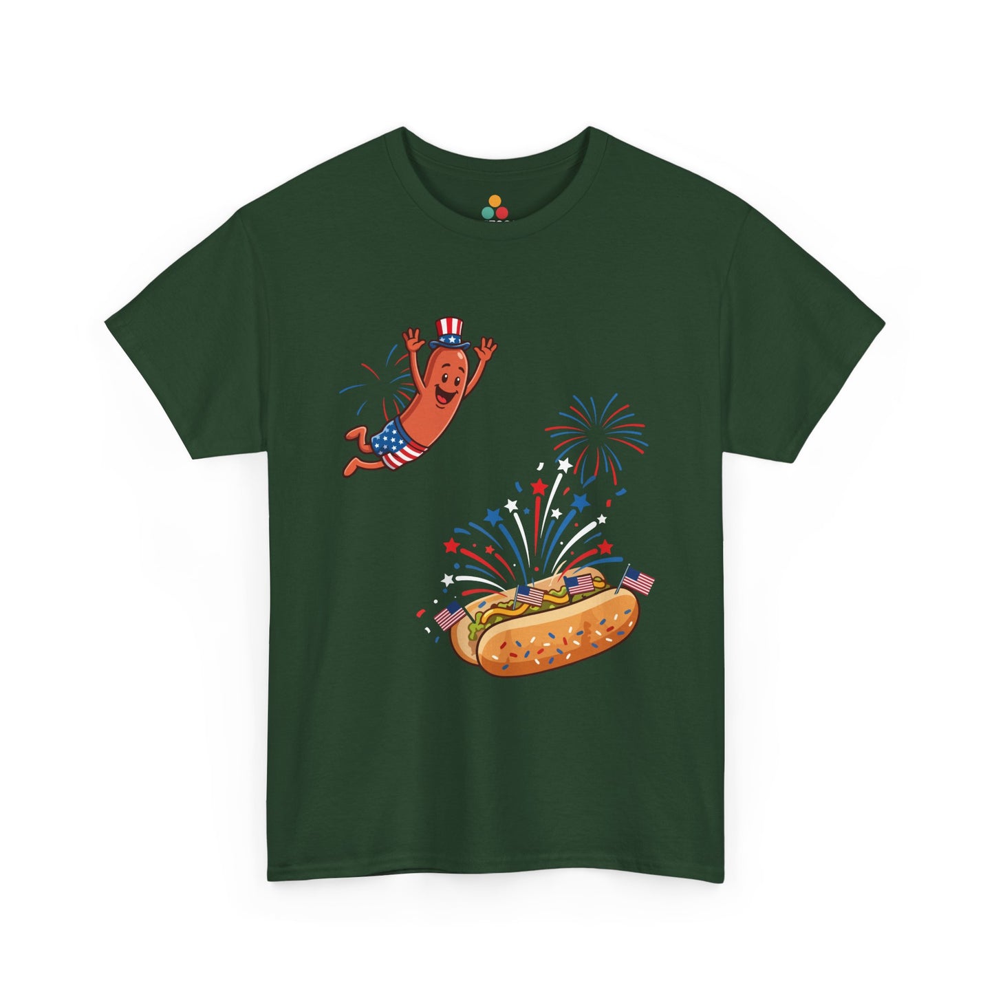 TEEZOCA T-shirt with a Hilarious Hot Dog Shirt look, Glizzy 4th of July Shirt intent, and playful Independence Day BBQ artwork.
