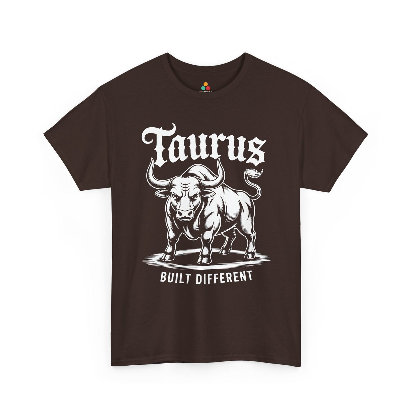 Taurus Built Different Graphic Bull Unisex T-shirt Streetwear | TEEZOCA 