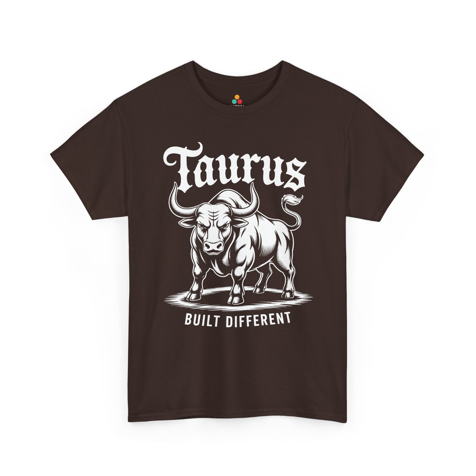 Taurus Built Different Graphic Bull Unisex T-shirt Streetwear | TEEZOCA 