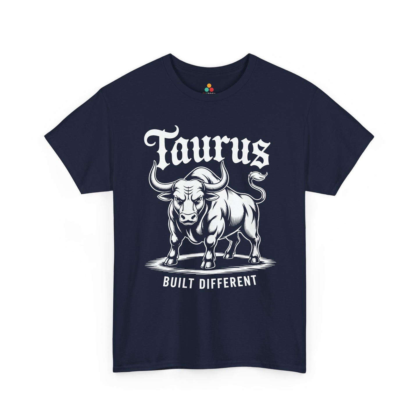 Taurus Built Different Graphic Bull Unisex T-shirt Streetwear | TEEZOCA 