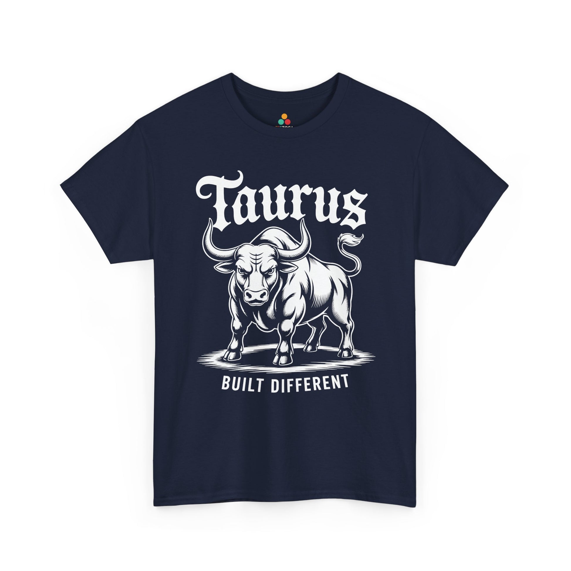Taurus Built Different Graphic Bull Unisex T-shirt Streetwear | TEEZOCA 