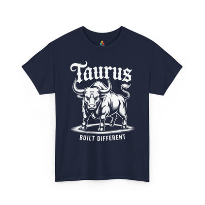 Taurus Built Different Graphic Bull Unisex T-shirt Streetwear | TEEZOCA 