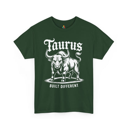 Taurus Built Different Graphic Bull Unisex T-shirt Streetwear | TEEZOCA 