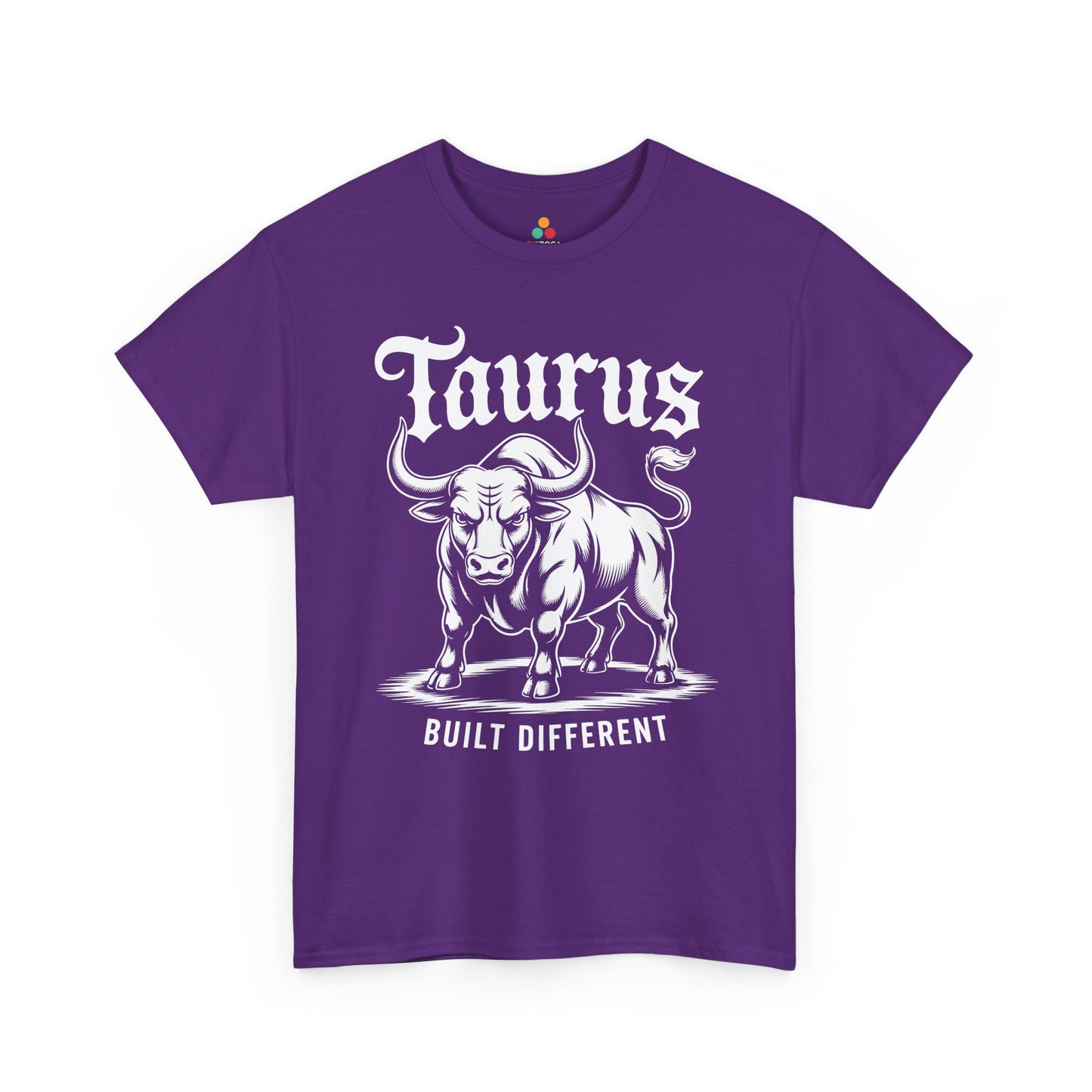 Taurus Built Different Graphic Bull Unisex T-shirt Streetwear | TEEZOCA 