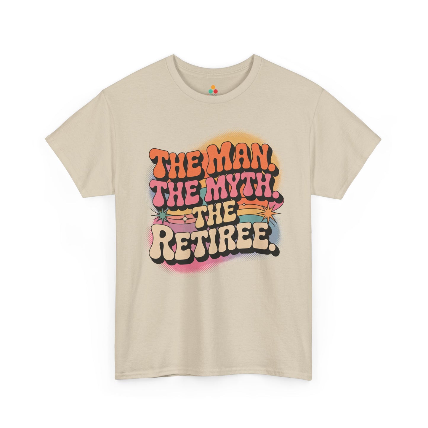The Man The Myth The Retiree Unisex T-shirt – Retro Humor Statement Tee | TEEZOCA 