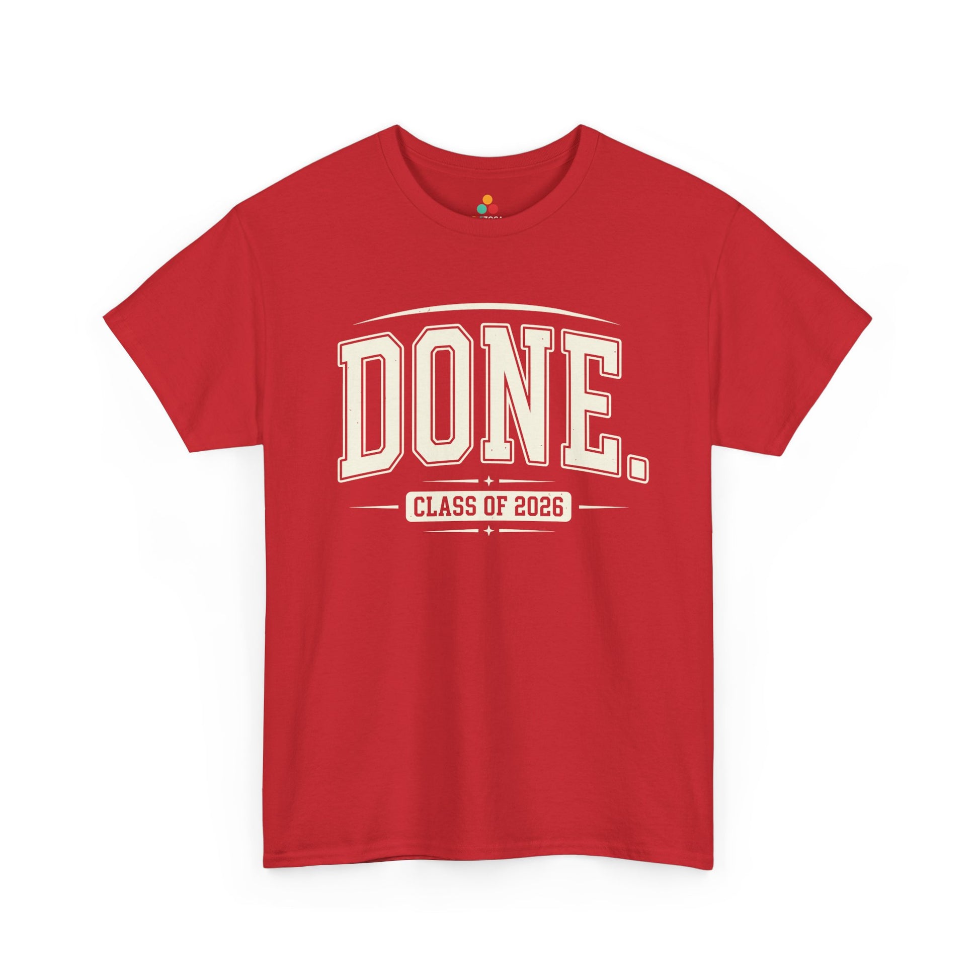 TEEZOCA Unisex T-shirt designed as a class of 2026 gift with sarcastic graduation shirt class of 2026 energy.
