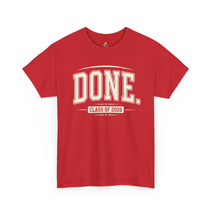 TEEZOCA Unisex T-shirt designed as a class of 2026 gift with sarcastic graduation shirt class of 2026 energy.
