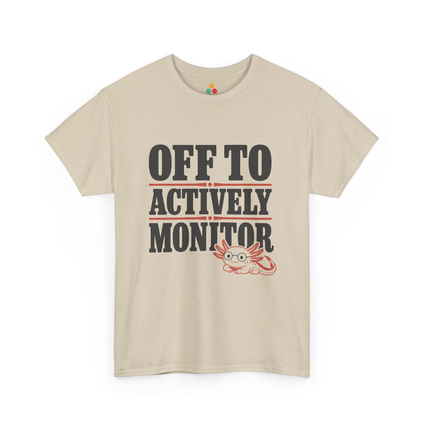 TEEZOCA Unisex T-shirt designed as a teacher appreciation shirt with cute axolotl teacher humor.
